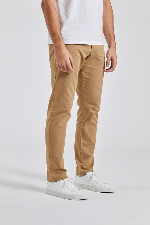 NN07 Theo Khaki Chinos 